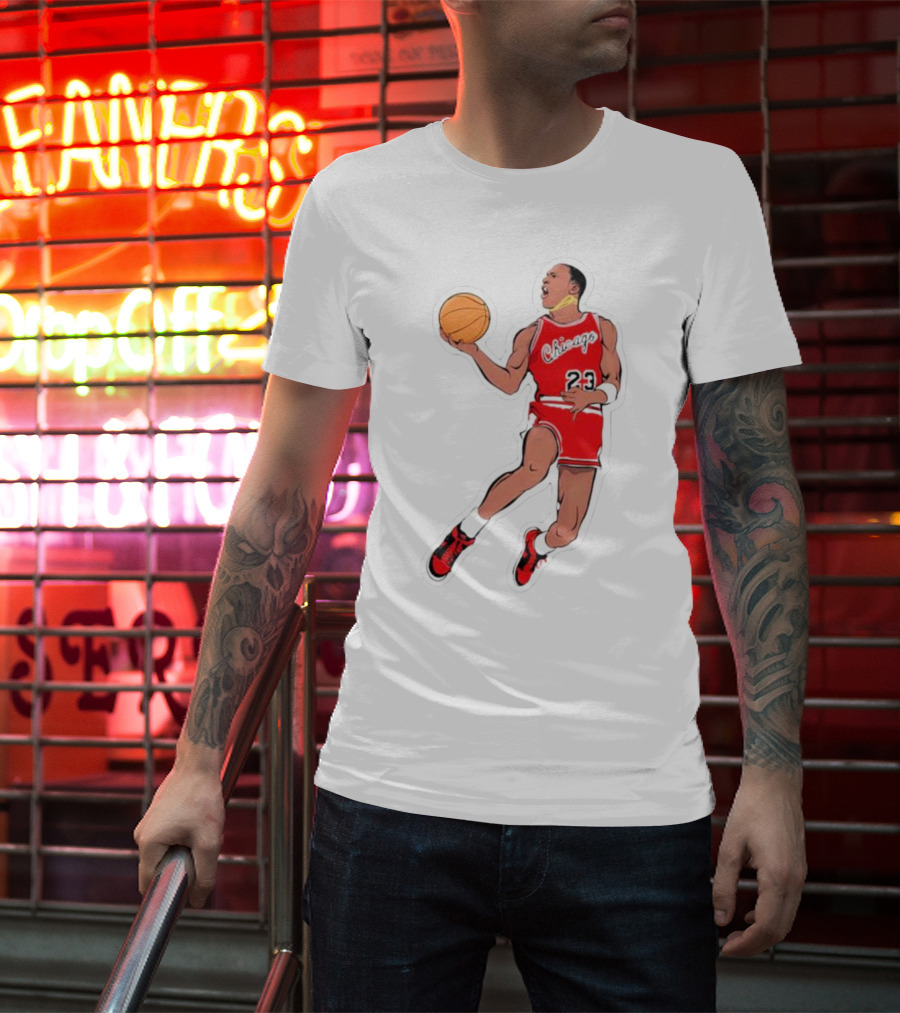 Slam Dunk From The Goat Chicago 23 Basketball Legend T-Shirt