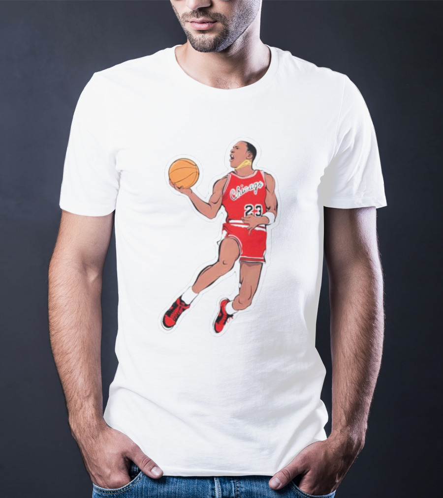 Slam Dunk From The Goat Chicago 23 Basketball Legend T-Shirt
