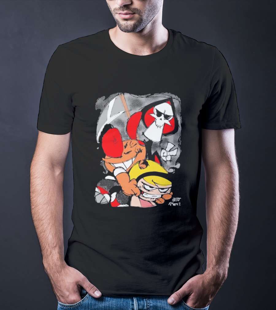 Grim Adventures Billy Mandy Cartoon Network Fan Art Freddy Ramirez T-Shirt