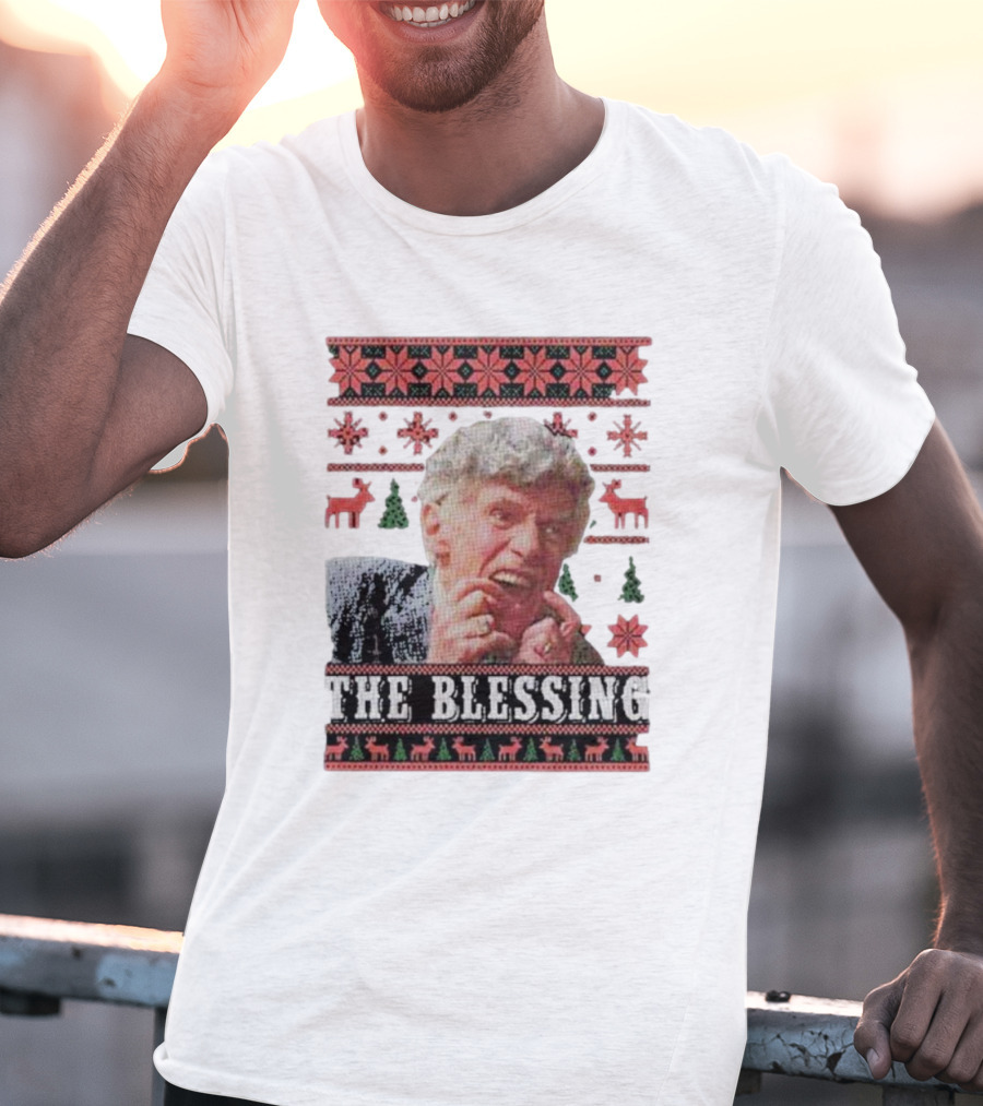 Uncle Lewis Ugly Christmas Sweater The Blessing T-Shirt