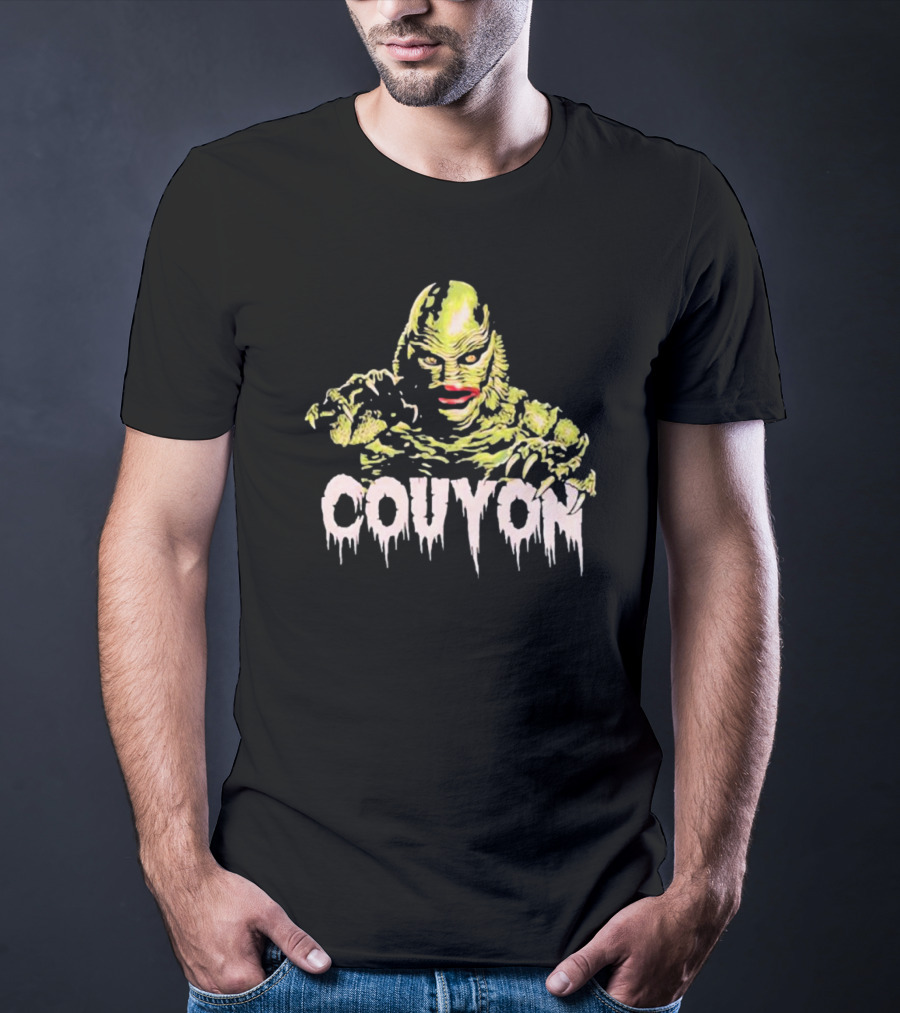 Couyon Cajun Monster From The Deep Swamp Creature T-Shirt