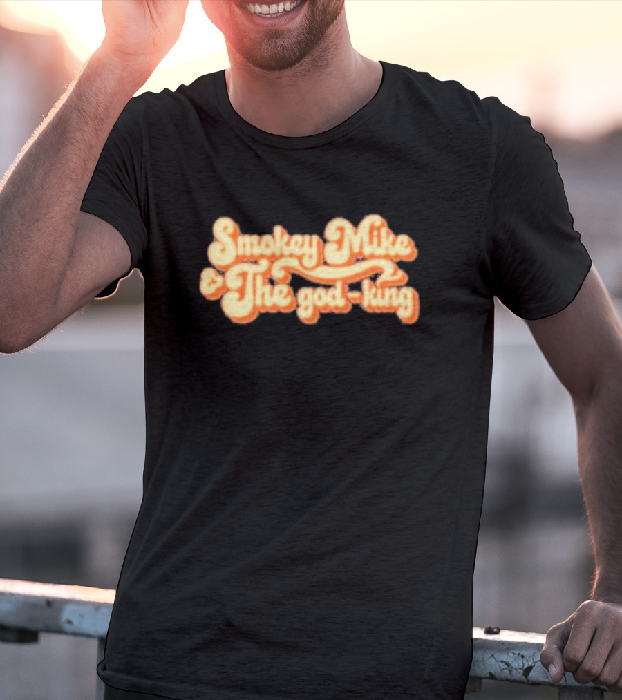 Dailywire Smokey Mike And The God-king Retro Script T-Shirt