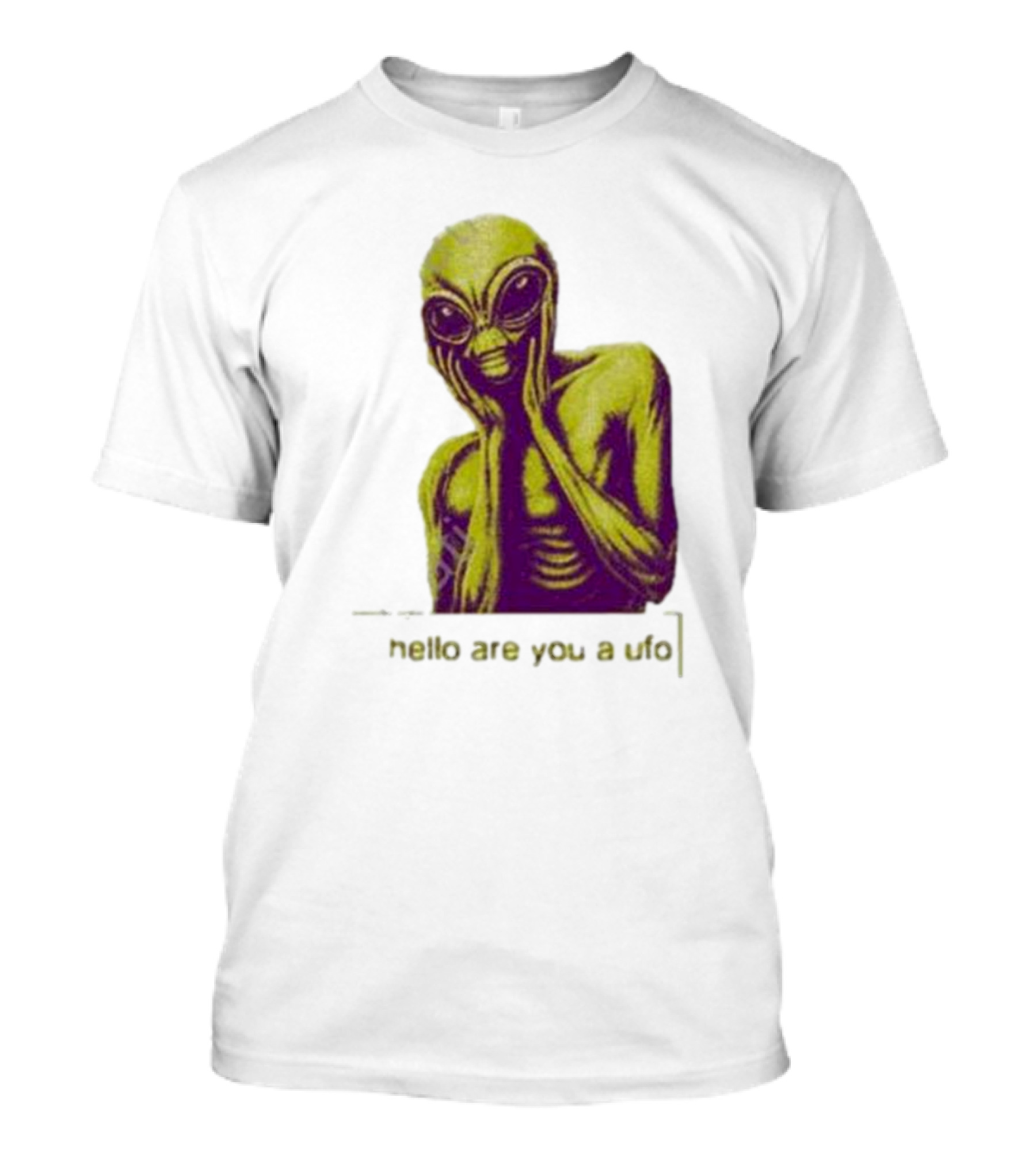 Dogecore Alien Hello Are You A UFO T-Shirt