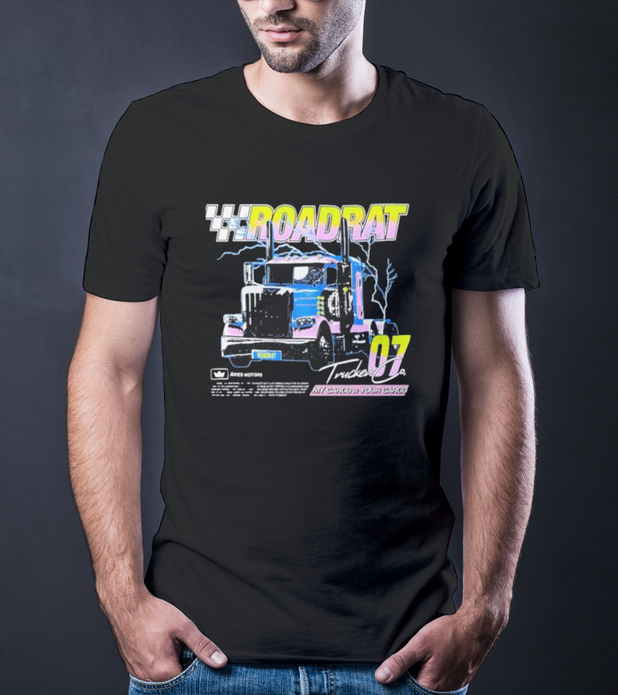 Roadrat Trucker 07 Ames Motors My Cargo Is Your Cargo T-Shirt