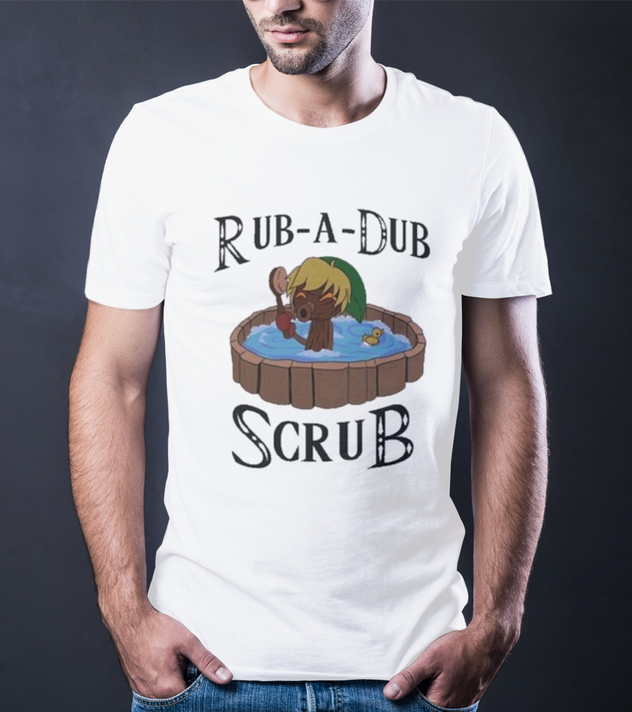 Rub-A-Dub Scrub Deku Tree Bath With Rubber Duck T-Shirt