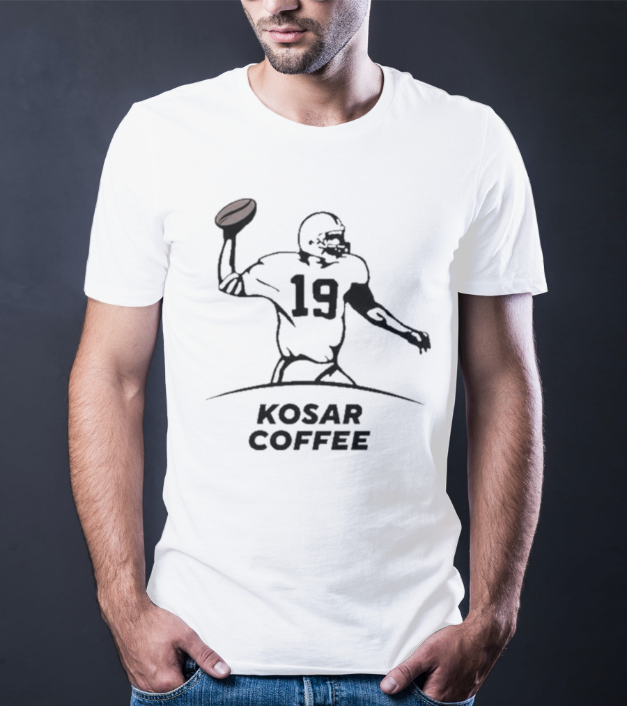 Bernie Kosar 19 Kosar Coffee Football Player T-Shirt