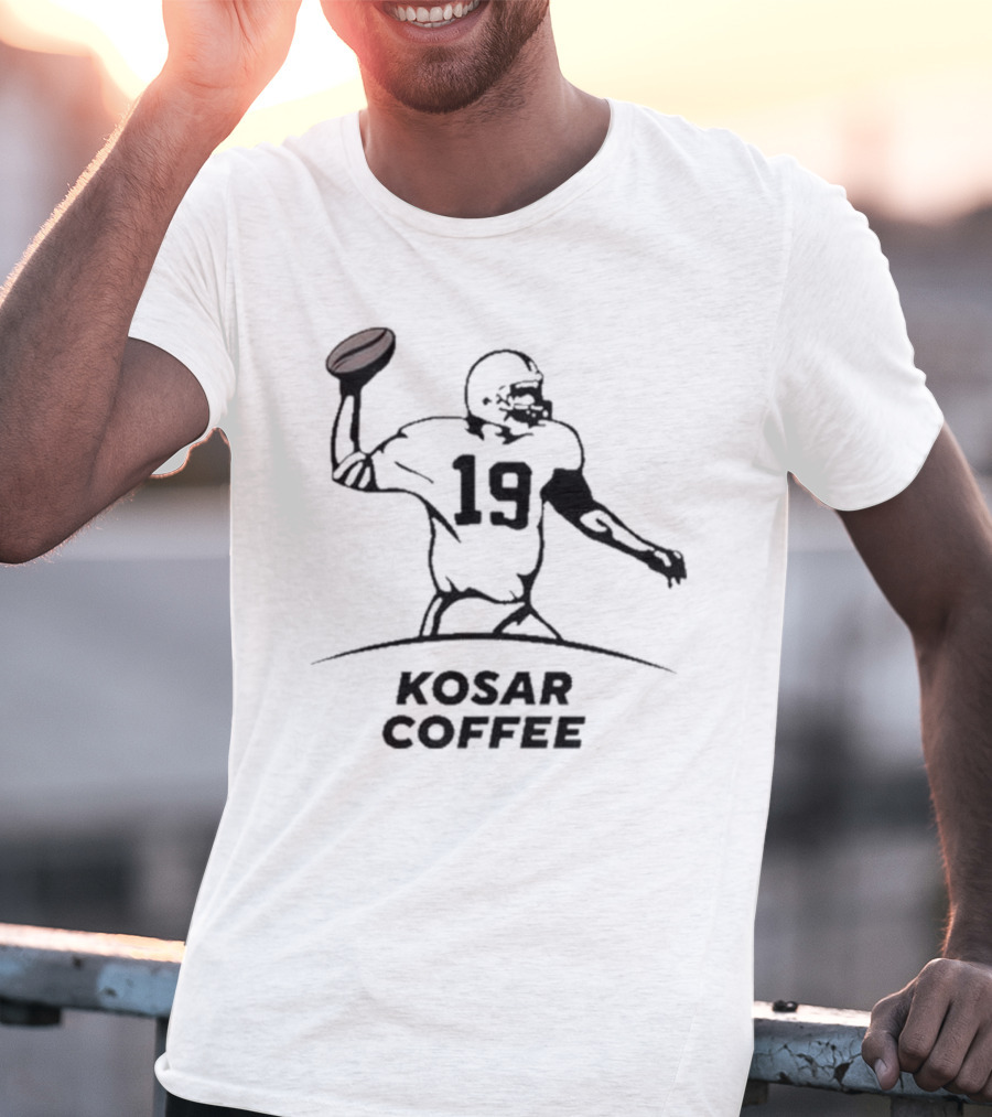 Bernie Kosar 19 Kosar Coffee Football Player T-Shirt