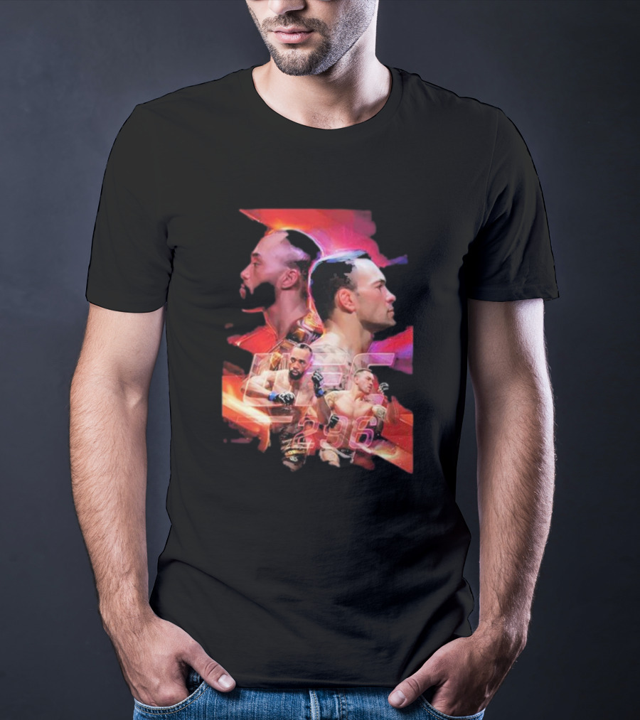 Men’s UFC 296 Fighter Portrait Series Dynamic Action T-Shirt