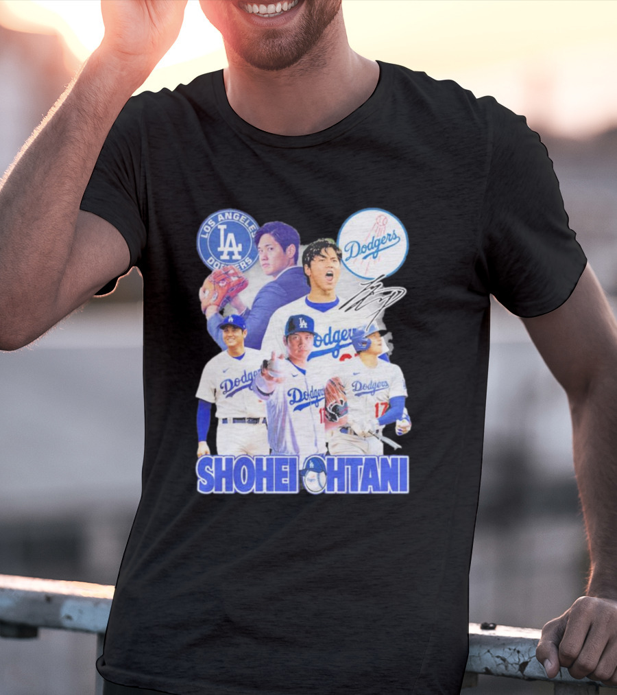 Los Angeles Dodgers Shohei Ohtani Dodger Stadium Arrival T-Shirt