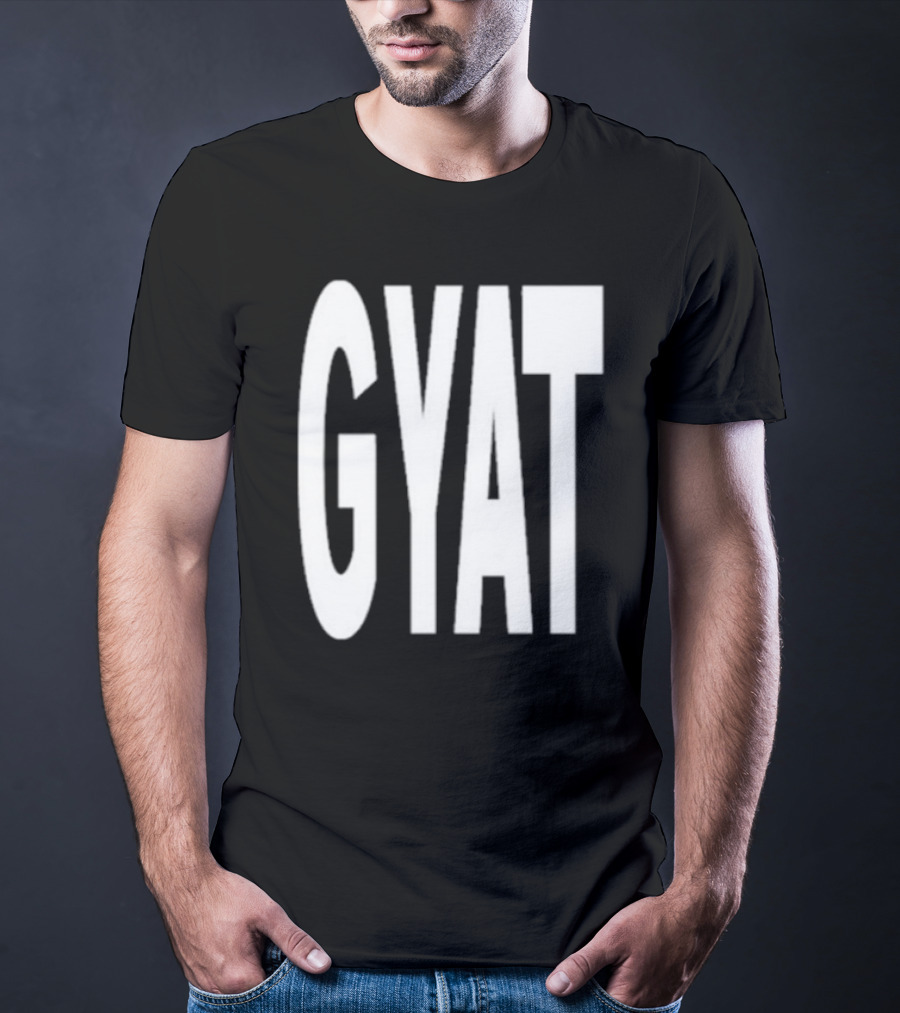 Revive Gyat Bold Statement Text White T-Shirt