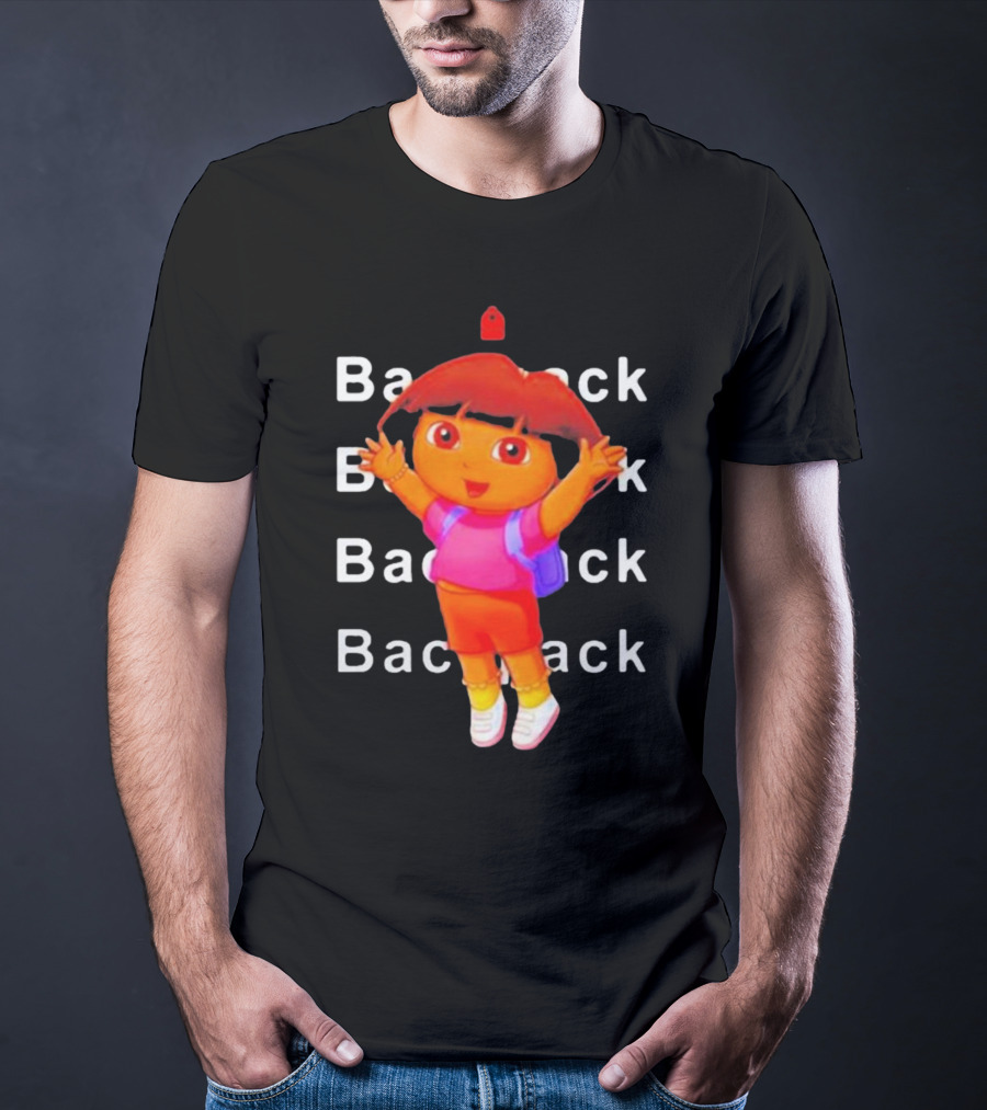 Dora Backpack Adventures Playful Youthful T-Shirt