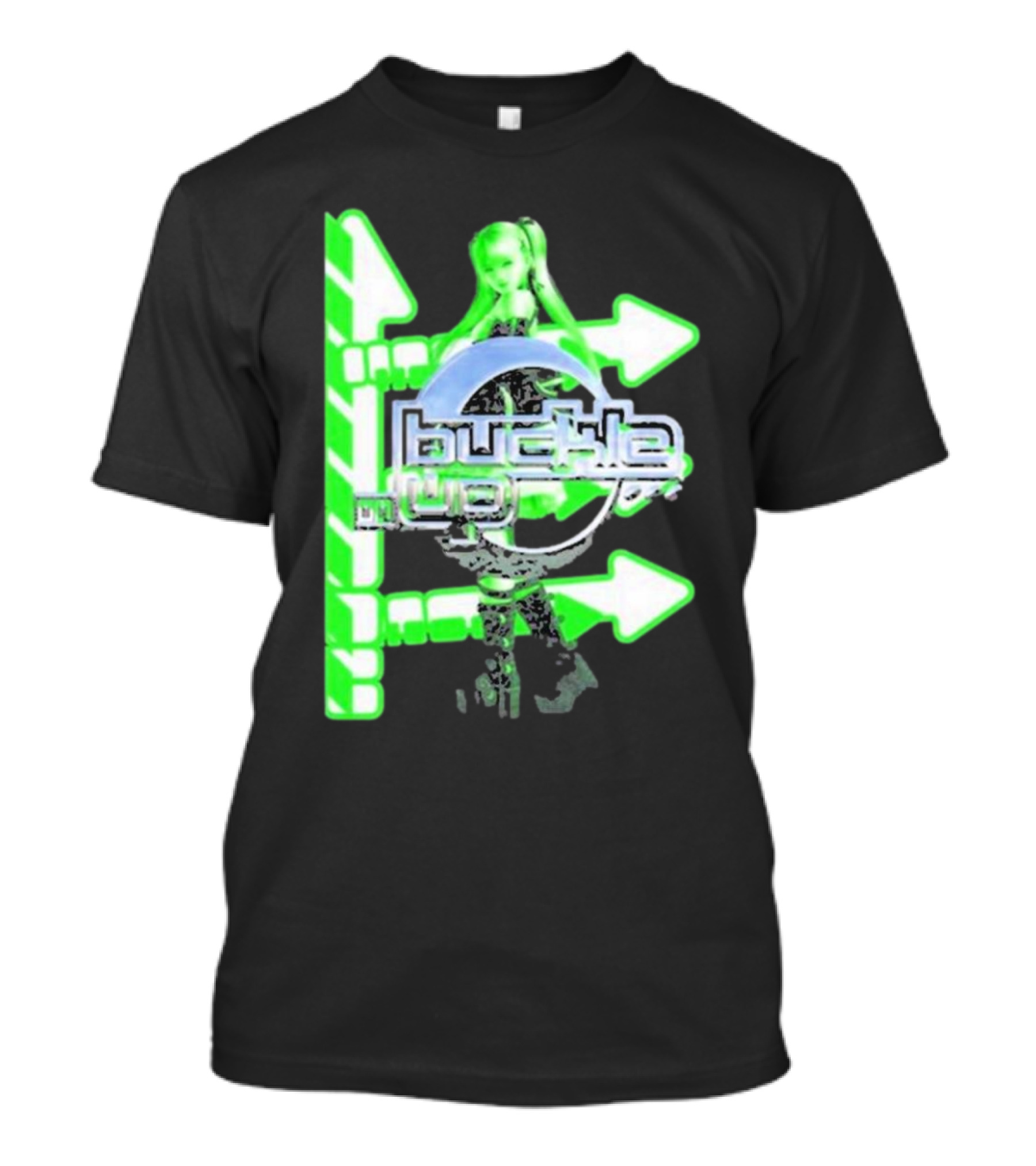Buckle On Up Quality Spx6900 Green Arrows T-Shirt
