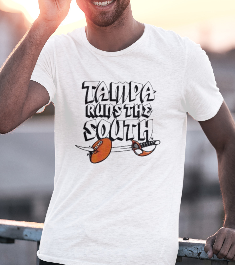 Tampa Runs The South Buccaneers Sword T-Shirt