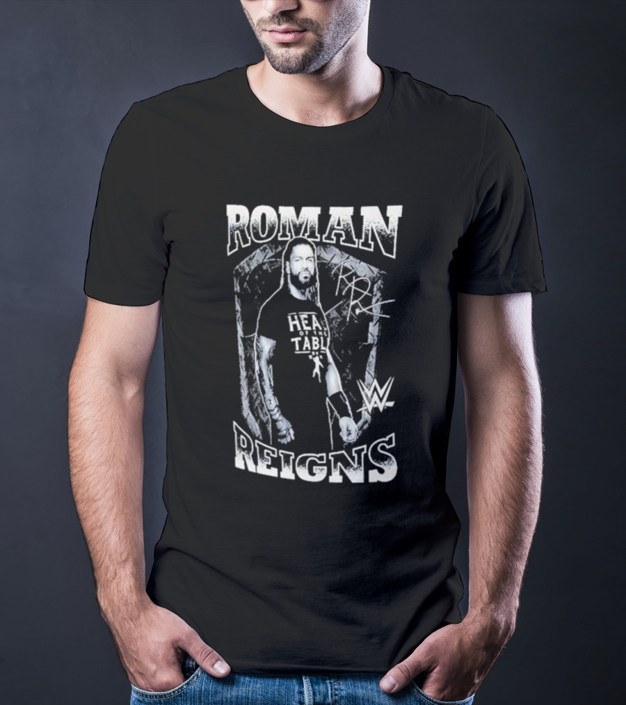 Roman Reigns Head Of The Table WWE Signature Ripple Junction T-Shirt