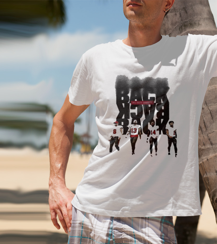 Tampa Bay Buccaneers Back To Back To Back NFC South Champs 3x Players T-Shirt