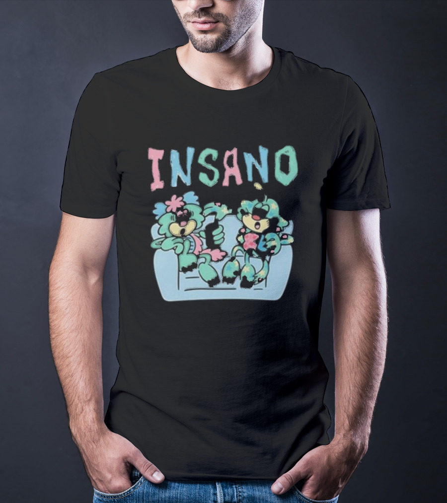 Verdy Insano Characters On Couch T-Shirt