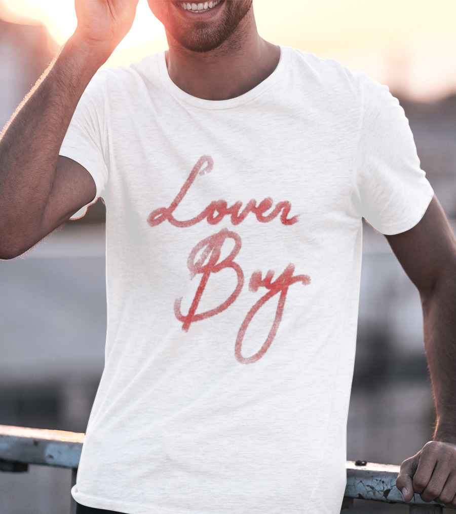 Lover Boy Red Script T-Shirt