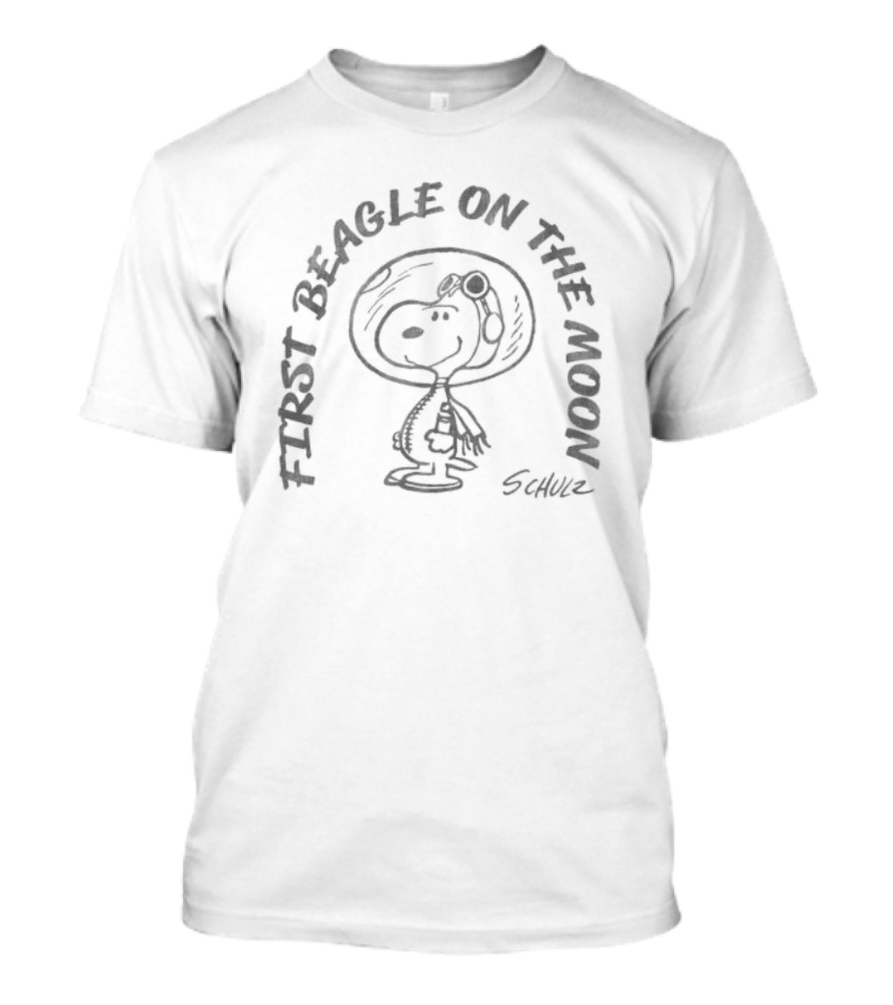 Peanuts Snoopy First Beagle On The Moon Charles Schulz T-Shirt
