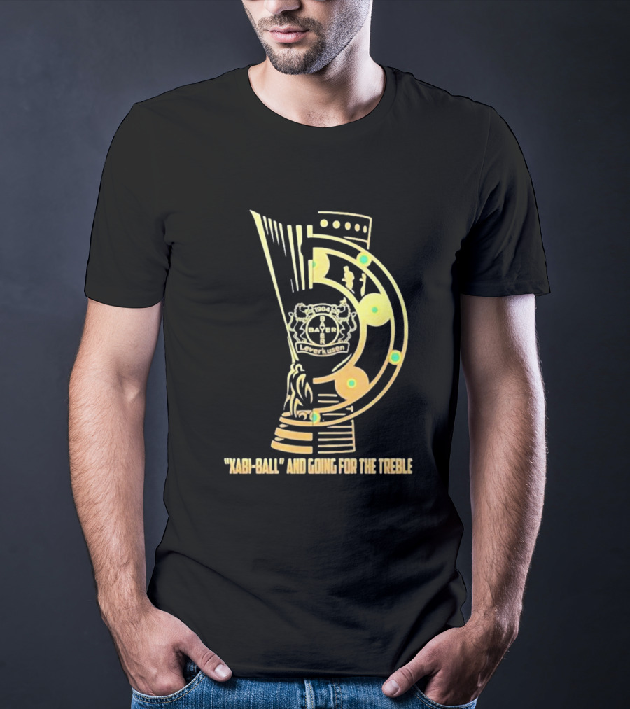 Bayer Leverkusen 1904 Xabi-Ball And Going For The Treble T-Shirt