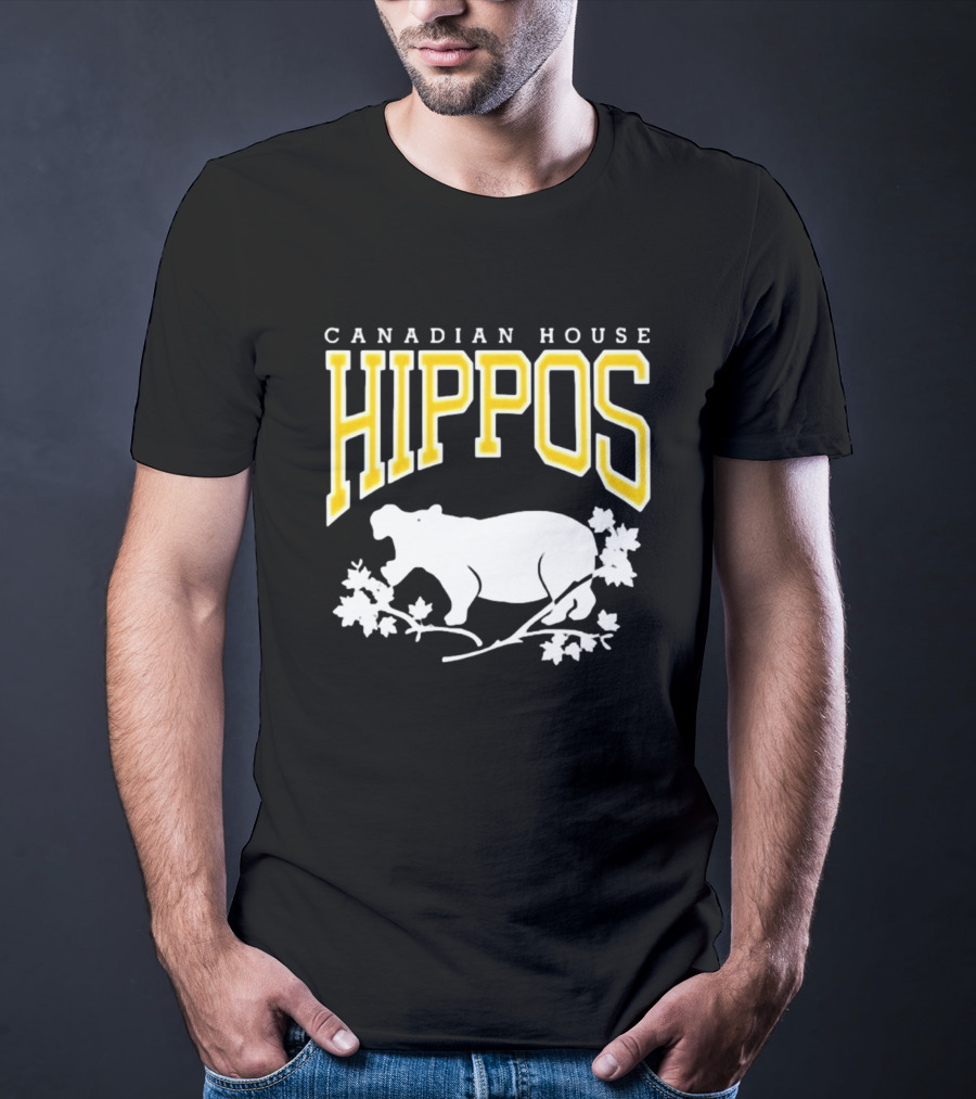 Canadian House Hippos Maple Leaf T-Shirt