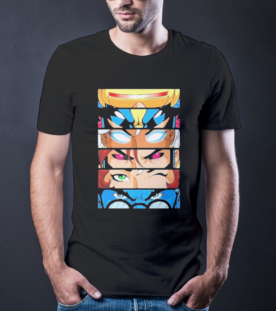 Jax Briggs X-Men97 Cyclops Wolverine Storm Jean Grey Beast Eyes T-Shirt