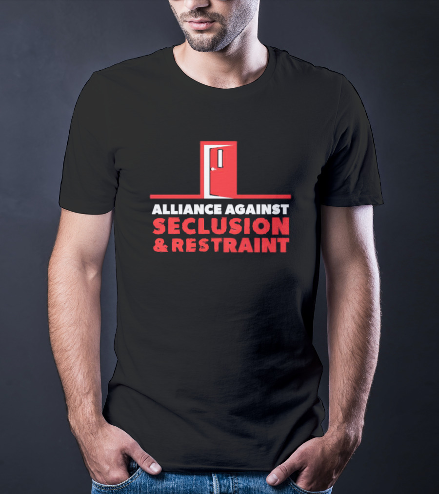 Alliance Against Seclusion And Restraint Red Door T-Shirt