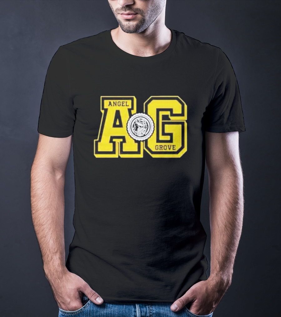 Angel Grove AG Power Rangers Emblem T-Shirt
