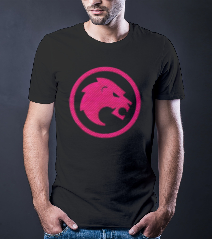 Jon Rahm Sponsor Legion XIII Pink Lion Emblem T-Shirt