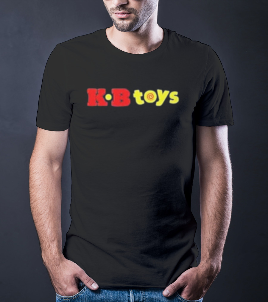 KB Toys Red Yellow Spiral T-Shirt