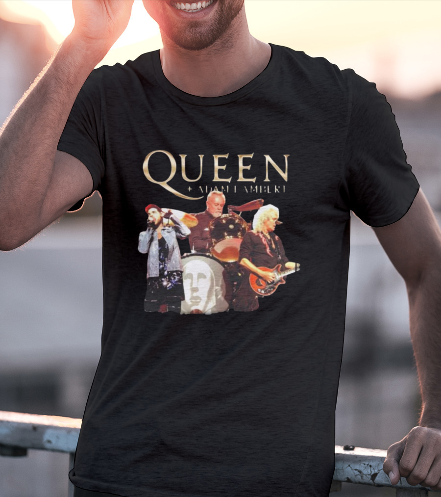 Queen + Adam Lambert Live Performance Collaboration T-Shirt