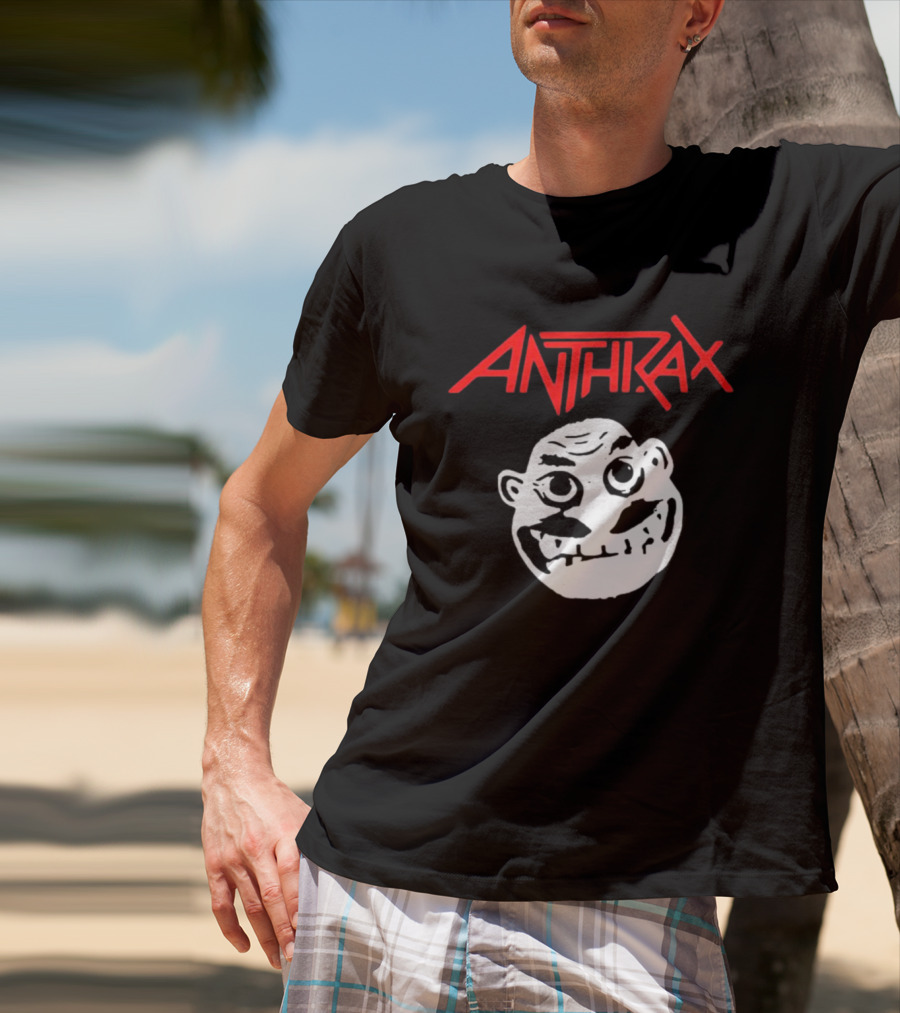Rare Anthrax Angry Face T-Shirt