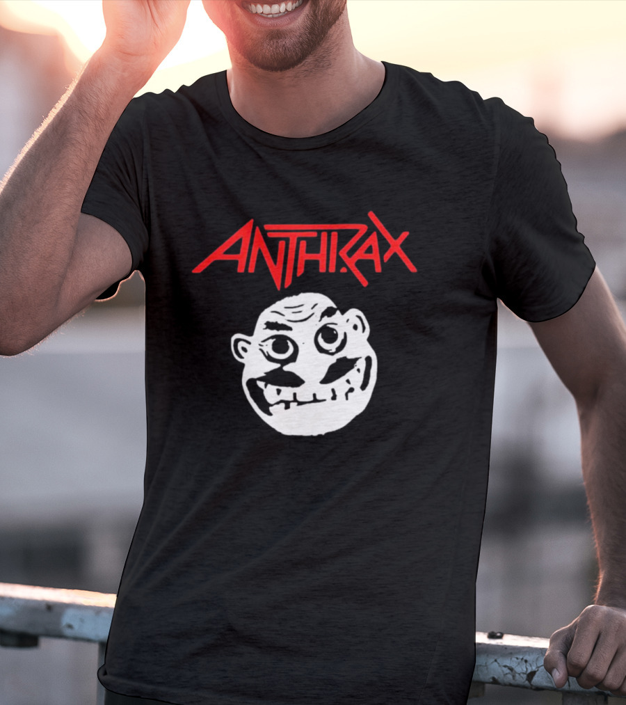Rare Anthrax Angry Face T-Shirt