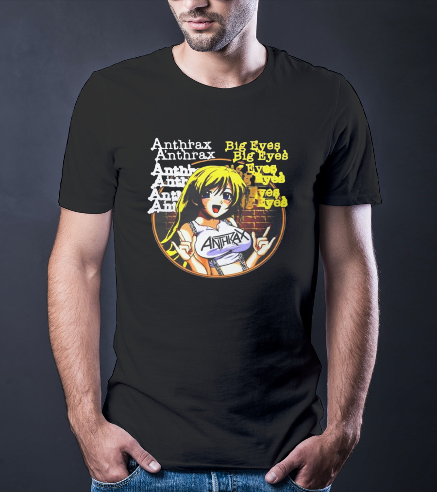 Anthrax Big Eyes Vintage Manga T-Shirt
