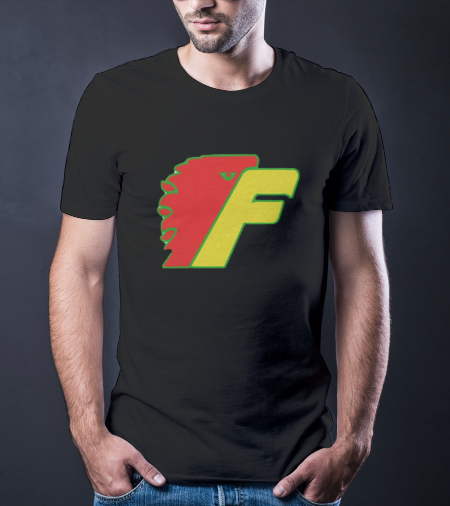Philadelphia Firebirds Hockey Logo Red Green Yellow F T-Shirt