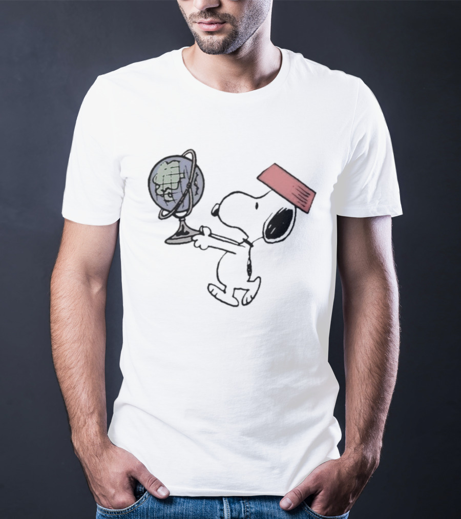 Snoopy Earth Day Take Care Of The Planet T-Shirt