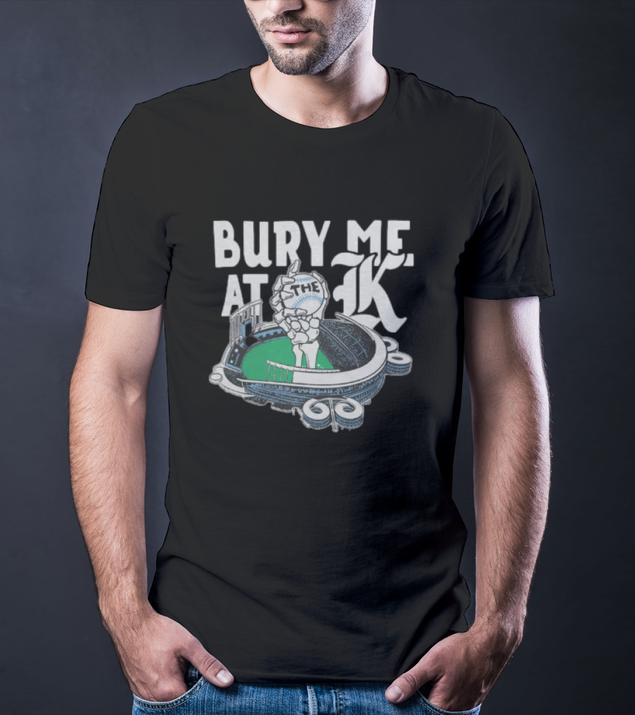 Bury Me At The K Kansas City Baseball Stadium T-Shirt