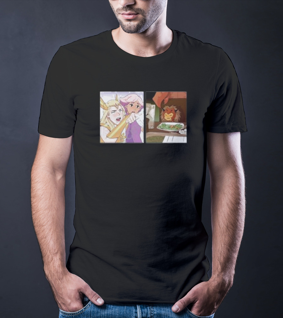 She-Ra Pointing At A Confused Catra Meme Scene T-Shirt