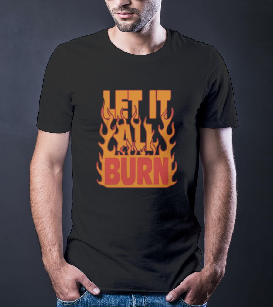 LET IT ALL BURN A Day To Remember Merch Planet Bomb T-Shirt