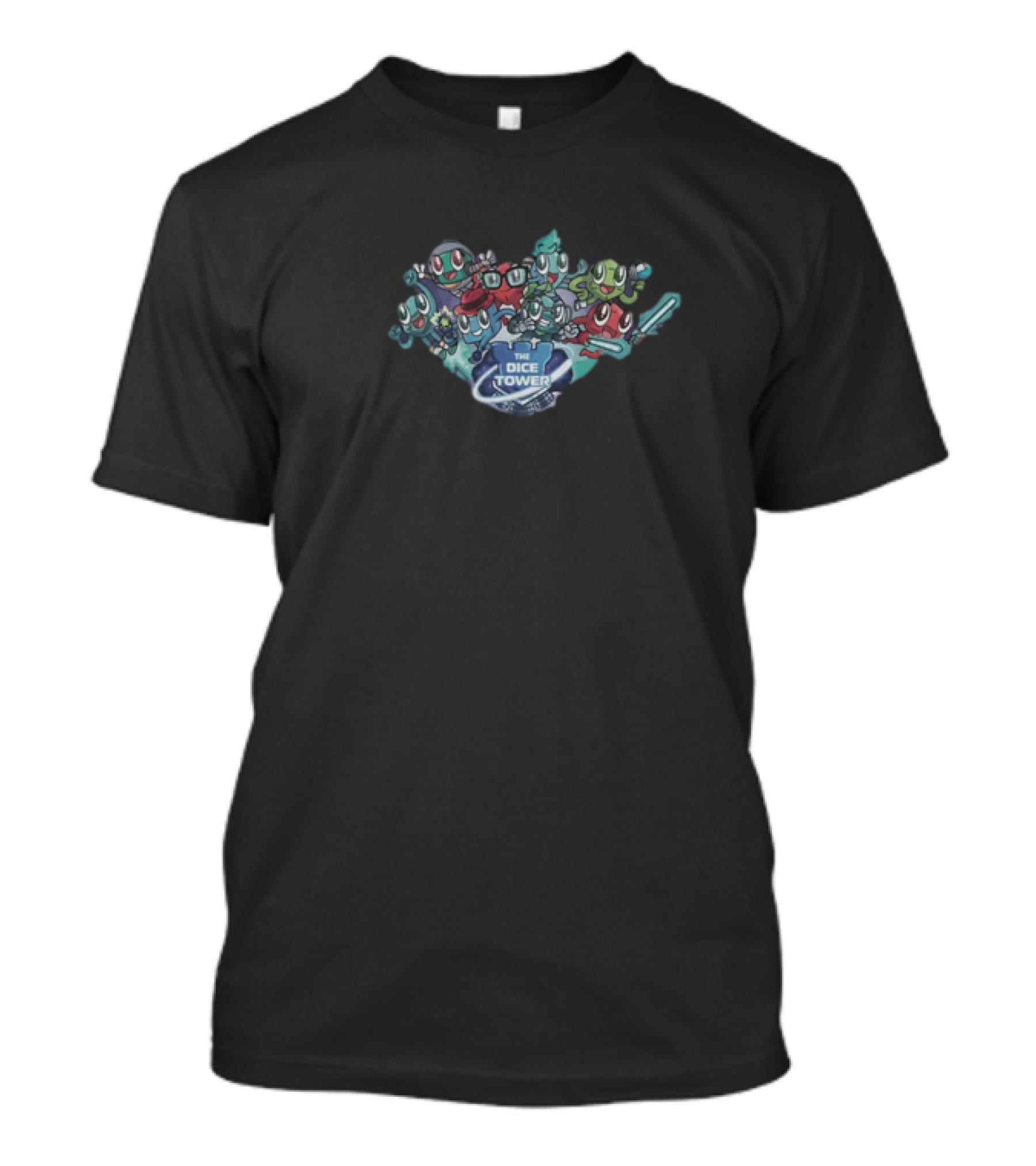 The Dice Tower Space Adventure Characters T-Shirt