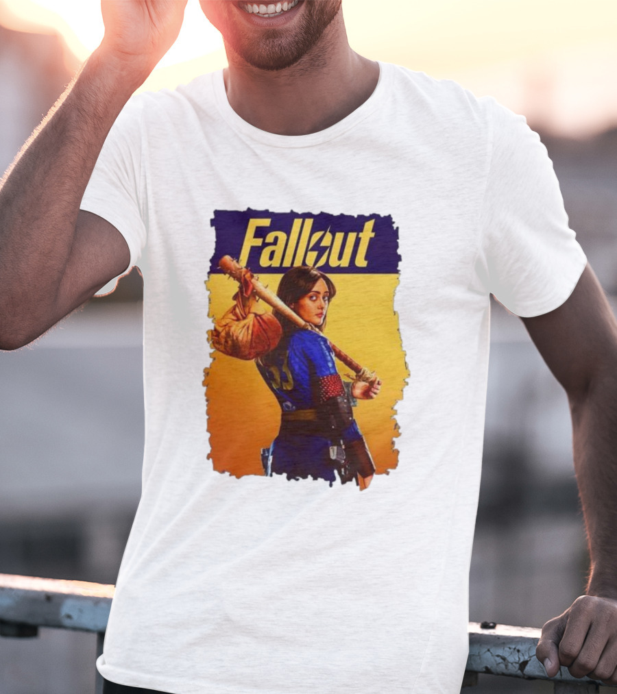 Fallout Lucy Vault Girl Retro Art 33 T-Shirt