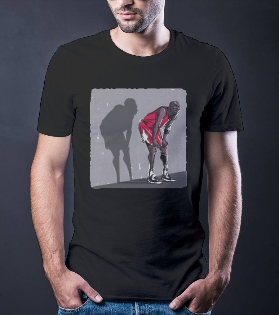 Jack Perkins Me And My Shadow Basketball Legend Icon Shadow T-Shirt