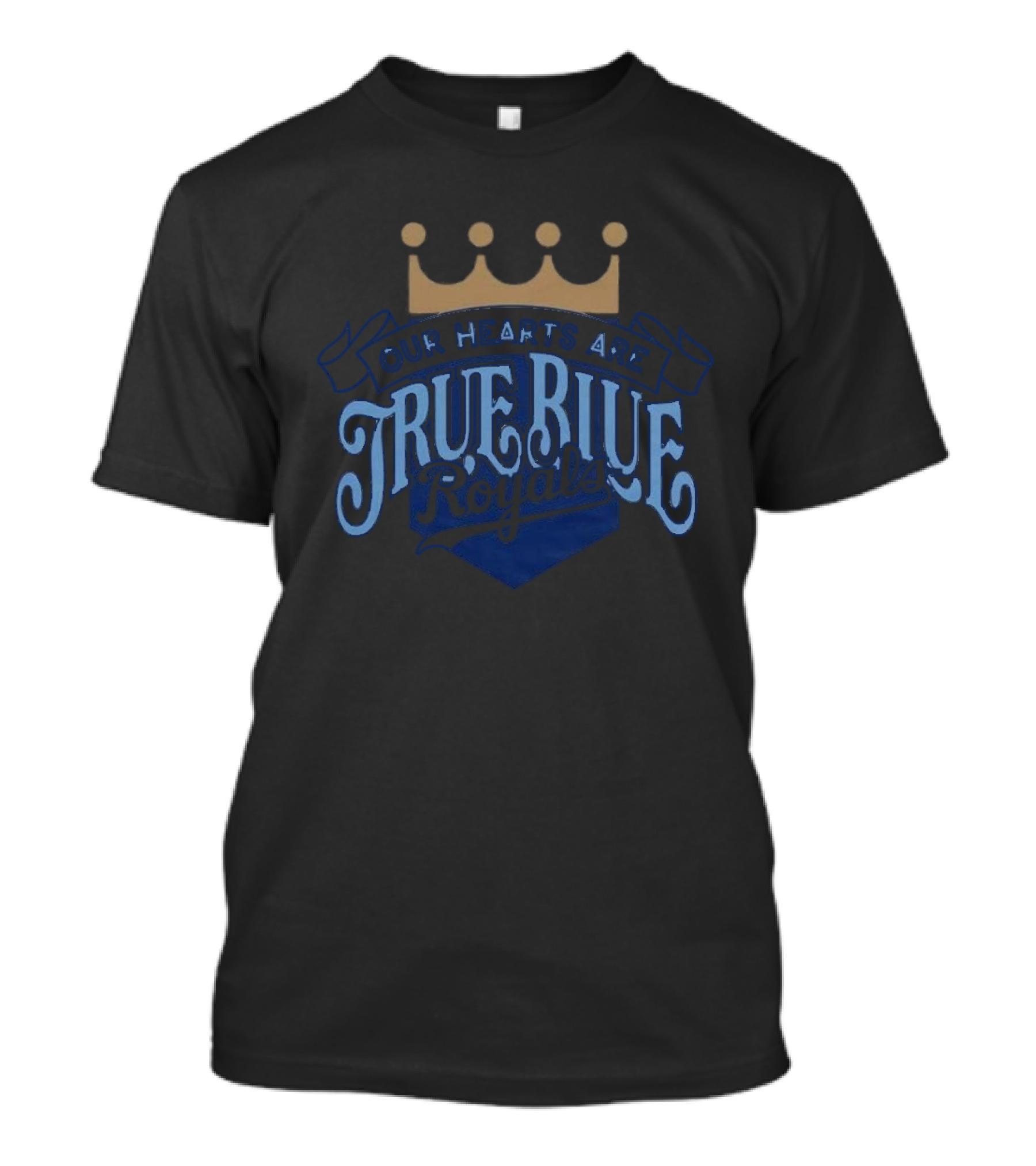Bring Out The Blue Our Hearts Are True KC Royals Giveaway T-Shirt