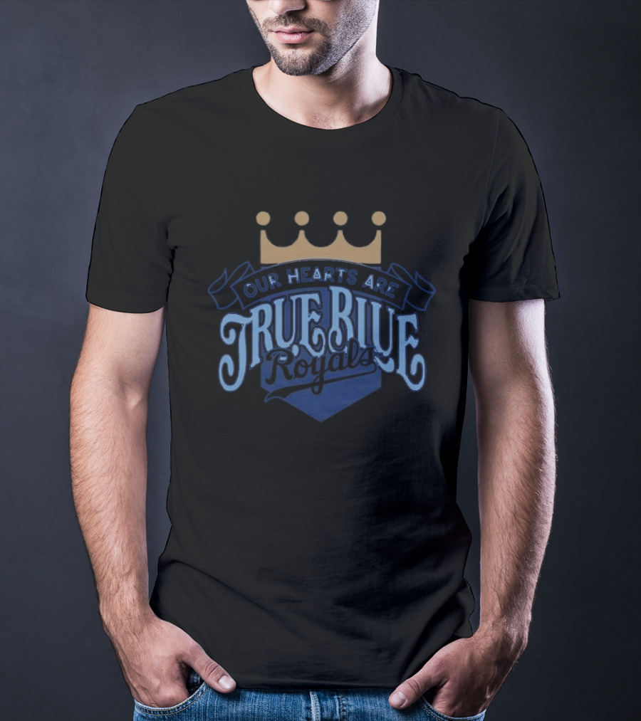 Bring Out The Blue Our Hearts Are True KC Royals Giveaway T-Shirt