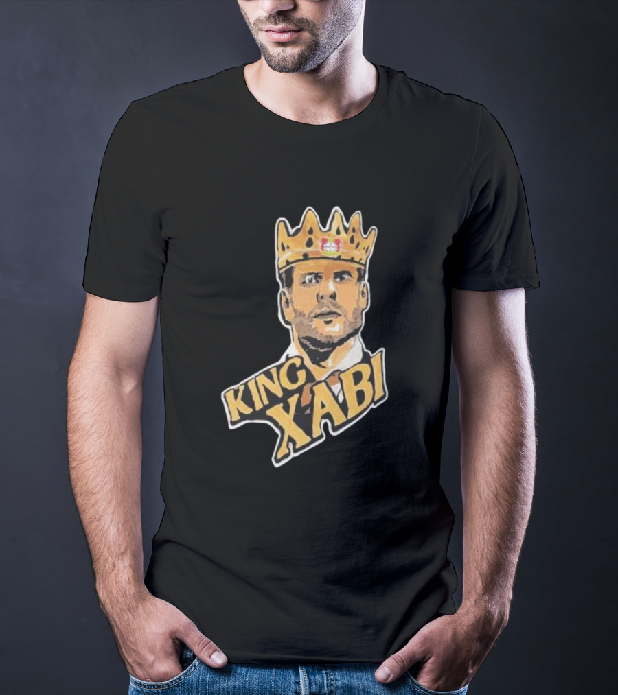 King Xabi Bayer Leverkusen Coach Icon With Crown T-Shirt
