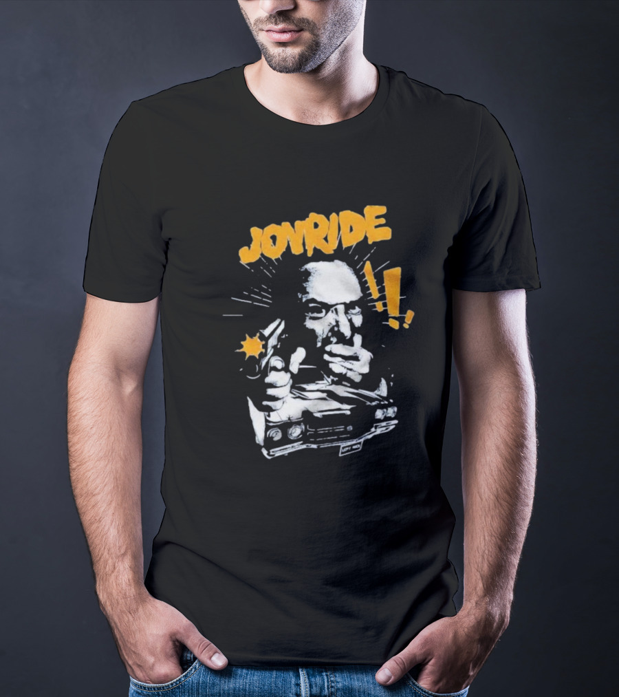 Joyride Man’s World Bold Retro Gunman Adventure T-Shirt