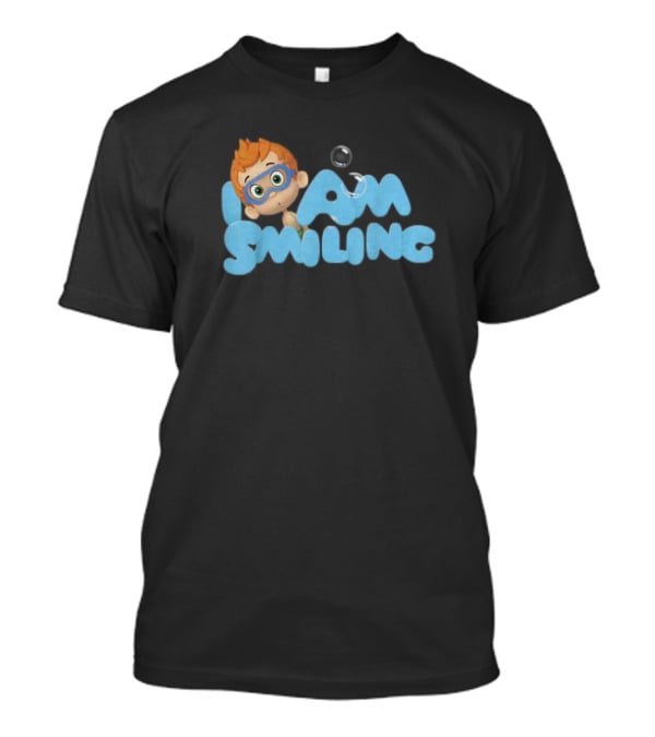 Bubble Guppies Nonny I Am Smiling Bubble Text T-Shirt