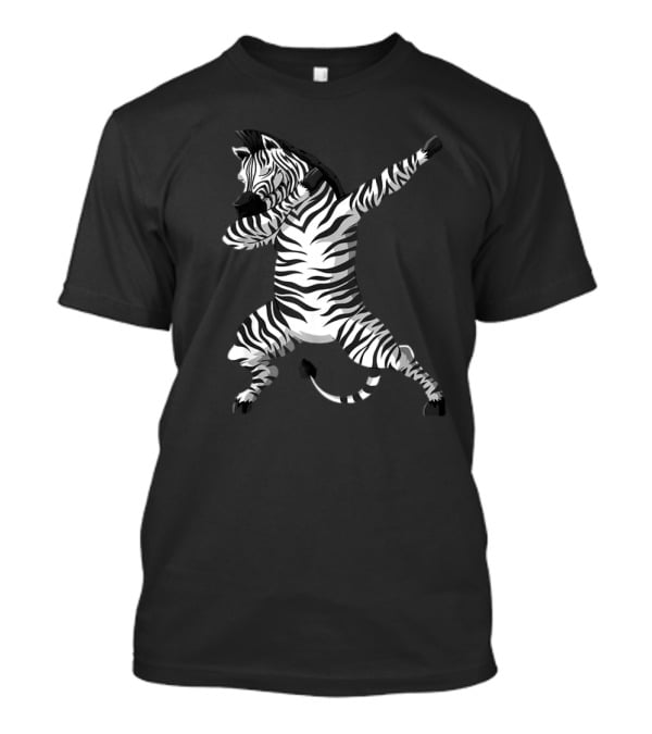 Funny Zebra Dab Dabbing Zoo Africa Safari Animal Lover T-Shirt