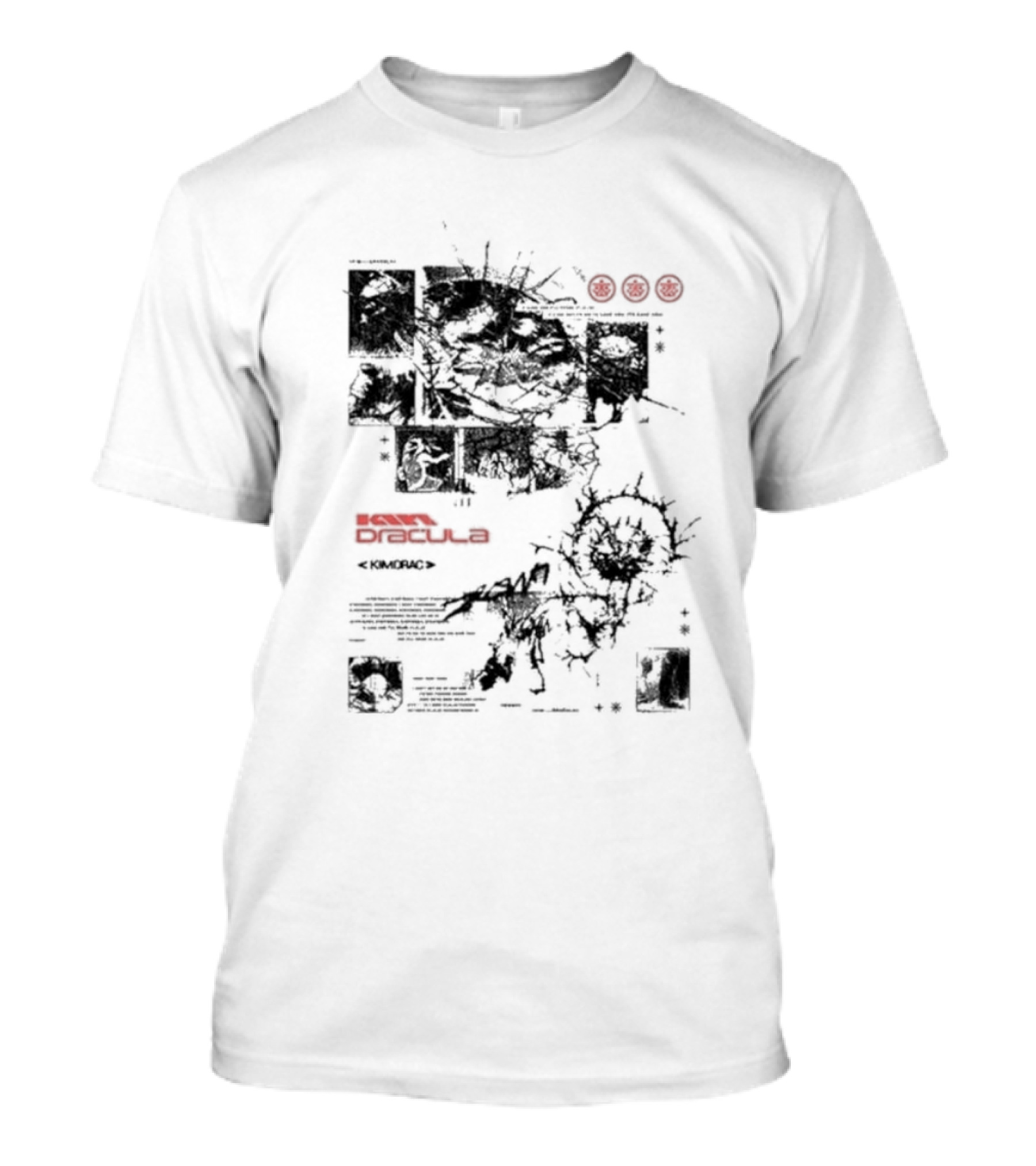 Kim Dracula Comic Style Graphics KIMOFACI T-Shirt