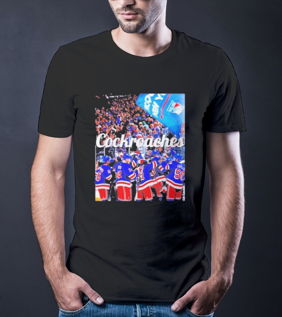 New York Rangers Cockroaches Fans Hockey Team T-Shirt