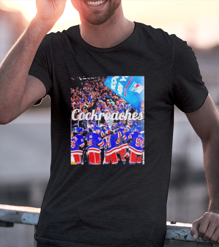 New York Rangers Cockroaches Fans Hockey Team T-Shirt